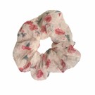 Blomster scrunchie, rosa thumbnail