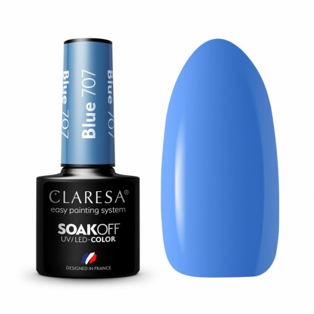 Neglelakk, Hybrid / SoakOff, 5ml Claresa® BLUE707