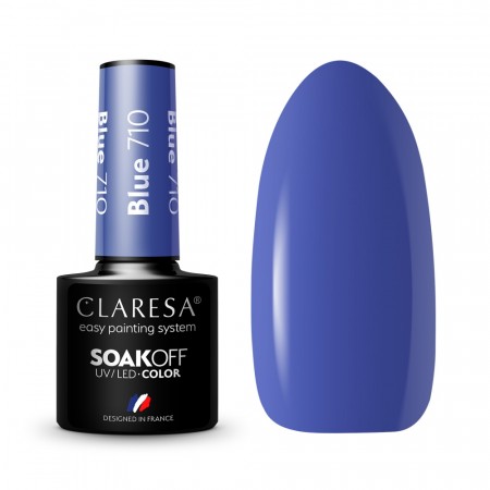 Neglelakk, Hybrid / SoakOff, 5ml Claresa® BLUE710