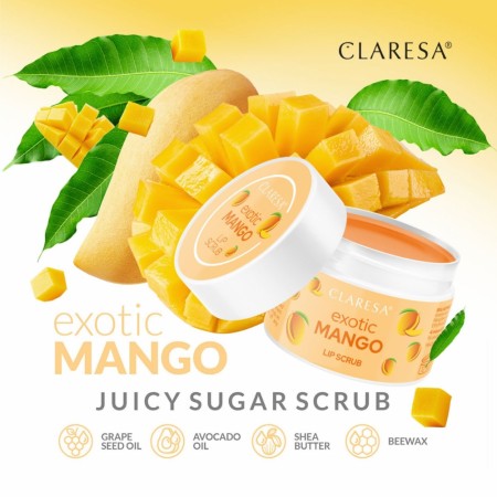 LipScrub Claresa® Saucy Lips, 15g Exotic Mango