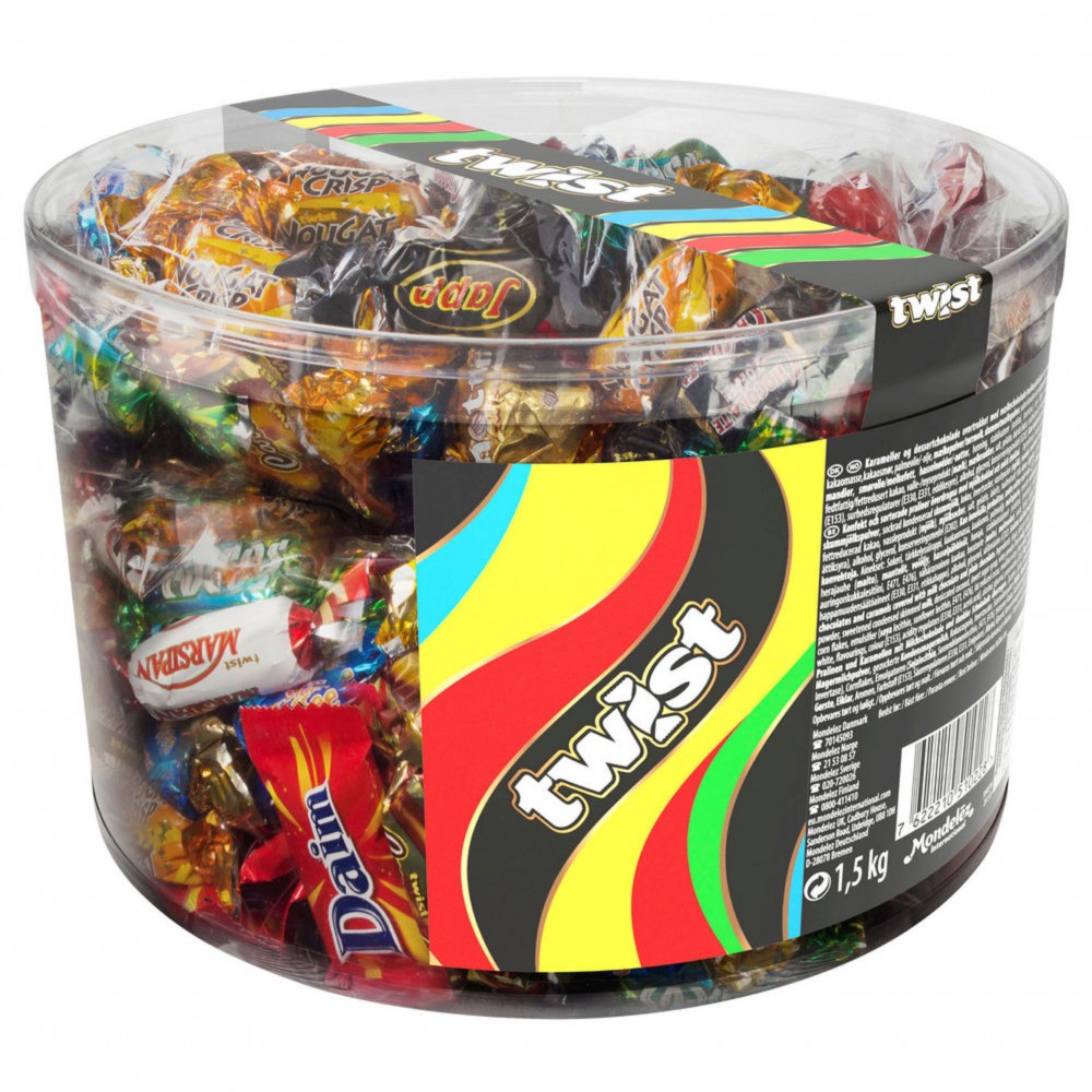 Twist Sjokolade, Freia 1,5kg | Import av massasjebenk, behandlingsbenk ...
