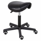 Arbeidsstol HABYS Lumo, K515 sort vattert sadelsete thumbnail