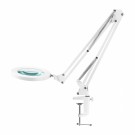 Lupelampe LED Glow 306 med bordfeste, hvit thumbnail