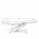 Behandlingsbenk SILLON Classic 3 med varme, hvit thumbnail