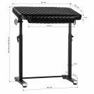 Pro Ink 718 Tattoo Armrest Black Quilted B thumbnail