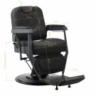 Barberstol Gabbiano BRUNO black thumbnail