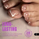 Full Cover SoftGel Tips for tånegler YKJJ88 (300 stk) thumbnail