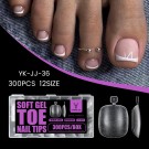 Full Cover SoftGel Tips for tånegler YKJJ36 (300 stk) thumbnail