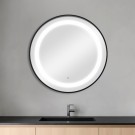 Frisør og sminkespeil, Mudi Bree black, 80cm thumbnail