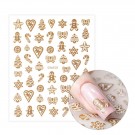 NEGLEKLISTREMERKER PEPPERKAKER SWA58 thumbnail