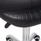 Arbeidsstol HABYS Lofi, K515 sort vattert sadelsete thumbnail