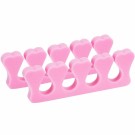Tå og finger skillere, 100pk Rosa thumbnail