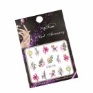 Vannklistremerker for negler, blomster BN-1754 thumbnail