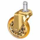 Single Roll Speed-hjul til arbeidsstoler, Gold 1 stk thumbnail