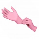 Diamante Nitrilhansker (100stk) Rosa small thumbnail