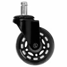 Single Roll Speed-hjul til arbeidsstoler, Black 1 stk thumbnail