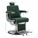 Barberstol Gabbiano visionerio, grønn thumbnail