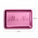 Metall brett til kyretter, rosa thumbnail