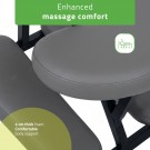 Habys FLEXO Massasjestol (sammenleggbar), K521 Grå thumbnail