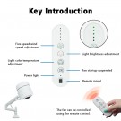 Neglevifte SUNKIN med LED-lys GEN 3 (4500rpm) thumbnail