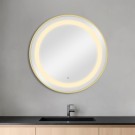 Frisør og sminkespeil, Mudi Bree gold, 80cm thumbnail