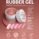 Claresa Rubber Gel 02 (varm lys rosa), 12g thumbnail
