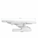 Behandlingsbenk med varmefunksjon Azzurro Lux 3m, hvit thumbnail