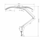 Manikyrlampe Glow L05 LED, Hvit thumbnail