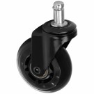 Single Roll Speed-hjul til arbeidsstoler, Black 1 stk thumbnail
