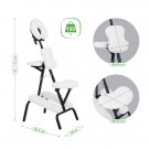 Habys FLEXO Massasjestol (sammenleggbar), K501 Hvit thumbnail