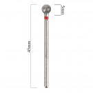 Diamantbor - ballcutter, 5mm, fin grit (10stk) thumbnail