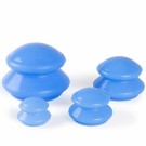 Habys kopping-sett i silikon (4pk), Blå thumbnail