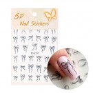 Negleklistremerker sorte sløyfer SD-2157 thumbnail