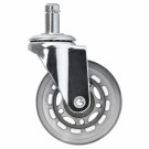 Single Roll Speed-hjul til arbeidsstoler, Silver 1 stk thumbnail