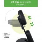 Habys FLEXO Massasjestol (sammenleggbar), K515 Sort thumbnail