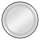 Frisør og sminkespeil, Mudi Bree black, 80cm thumbnail