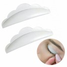 Gjenbrukbare pads til vippeperm, laget i silikon, 10stk thumbnail