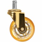 Single Roll Speed-hjul til arbeidsstoler, Gold 1 stk thumbnail