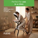 Habys FLEXO Massasjestol (sammenleggbar), K501 Hvit thumbnail