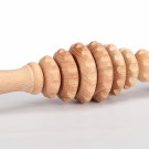 Rett massasjerulle i naturlig bøketre (40cm) thumbnail