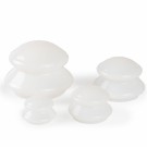 Habys kopping-sett i silikon (4pk), Hvit thumbnail