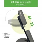 Habys FLEXO Massasjestol (sammenleggbar), K521 Grå thumbnail