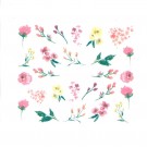 Vannklistremerker for negler, blomster BN-1779 thumbnail