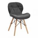 4Rico Scandinavian QS-186 stol, grå thumbnail