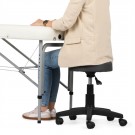 Massasjebenk AvenoLife Vera ComfyBase K501, Hvit thumbnail