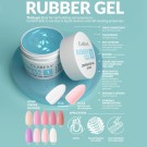 Claresa Rubber Gel 01 (gjennomsiktig), 12g thumbnail