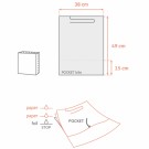 Folierte smekker med lomme, 50stk 38 x 49cm DentixPro Pocket thumbnail
