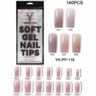 Full Cover SoftGel Tips, Farget YKPP118M (140 stk) thumbnail