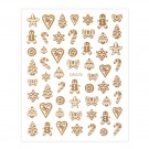 NEGLEKLISTREMERKER PEPPERKAKER SWA58 thumbnail