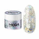Claresa Megastar dekorasjonsgel, 10g Silver Flicker thumbnail